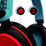 Multiformat Stereo Gaming Headset - C6-100 Blue& Red - KOODOO