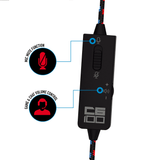 Multiformat Stereo Gaming Headset - C6-100 Blue& Red - KOODOO