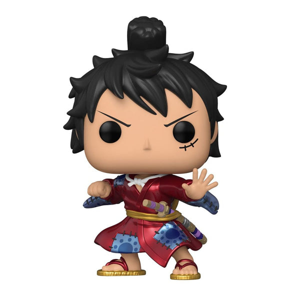 Funko Pop! Animation: One Piece - Luffy in Kimono (Metallic - Special Edition) - KOODOO
