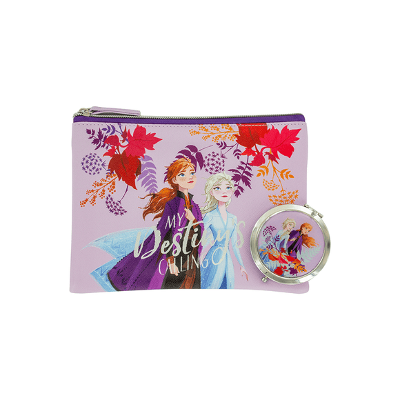 Frozen 2 Cosmetic Purse and Mirror Set - KOODOO