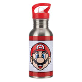 Super Mario Metal Water Bottle with Straw - KOODOO