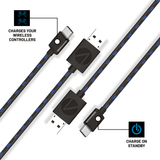 PS5 Twin Play/Charge Cables 2x3m - KOODOO