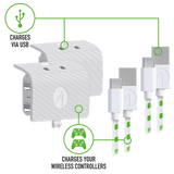 Series X Twin Play & Charge Battery Packs - White - KOODOO