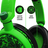 Multiformat Stereo Gaming Headset - C6-100  Digital Green - KOODOO