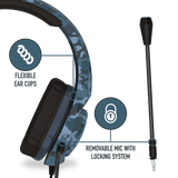 Multiformat Camo Stereo Gaming Headset - Midnight - KOODOO