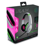 Metallic Multiformat Stereo Gaming Headset - Pink & Green - Neon - KOODOO