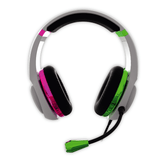 Metallic Multiformat Stereo Gaming Headset - Pink & Green - Neon - KOODOO