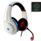 Metallic Multiformat Stereo Gaming Headset - Red & Blue - Neon - KOODOO