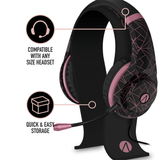STEALTH Abstract Pink Headset & Stand Bundle - KOODOO