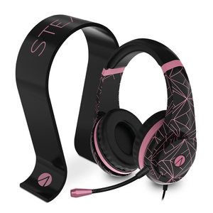 STEALTH Abstract Pink Headset & Stand Bundle - KOODOO